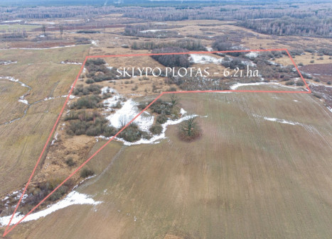 Parduodamas  sklypas Kiemelių k., Vilniaus r. sav., 621 a ploto