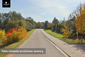 Parduodamas sklypas su projektu ir statybos leidimu dvibučiui namui, Sudervėje, Jaunimo g. 16