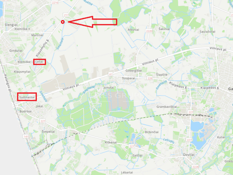 Parduodamas sklypas Lelių k., Klaipėdos r. sav., 77 a ploto 3