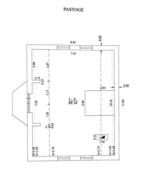 Parduodamas namas Gegužės 1-osios g., Rudaminos mstl., Vilniaus r. sav., 149.27 m2 ploto, 2 aukštai 5