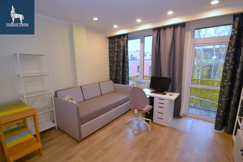 Parduodamas butas Eišiškių pl., Burbiškės, Vilniaus m., Vilniaus m. sav., 24.8 m2 ploto, 1 kambariai 3