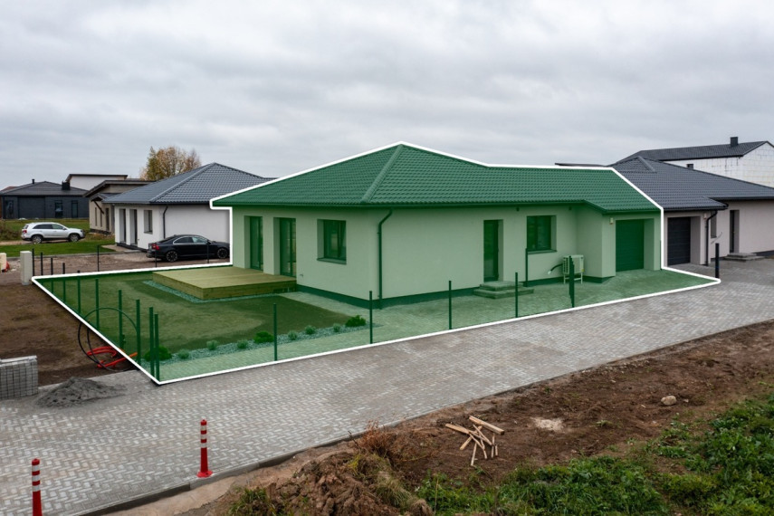 Parduodamas namas Ireniškių g., Ireniškių k., Kauno r. sav., 115.49 m2 ploto, 1 aukštai 5