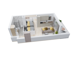Parduodamas butas Pilkalnio g., Pilaitė, Vilniaus m., Vilniaus m. sav., 32.05 m² ploto 1 kambarys 14
