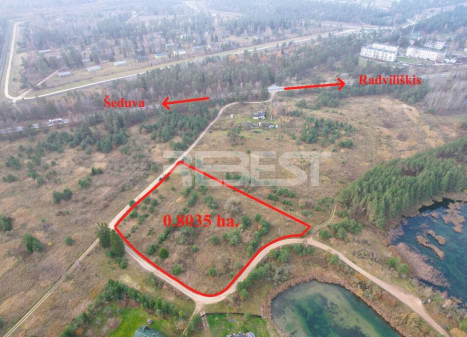 Parduodamas namų valdos paskirties sklypas Radviliškio r. sav., 80.35 a ploto Parduodamas namų valdos paskirties sklypas Radviliškio r. sav., 80.35 a ploto