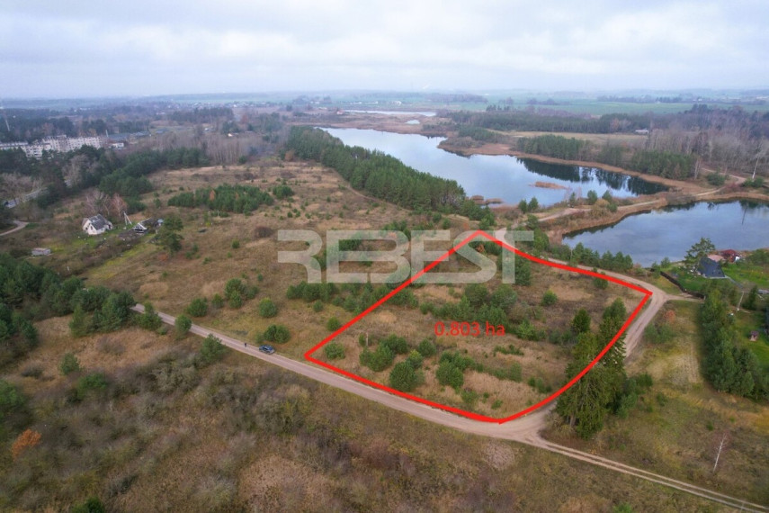 Parduodamas namų valdos paskirties sklypas Radviliškio r. sav., 80.35 a ploto 2