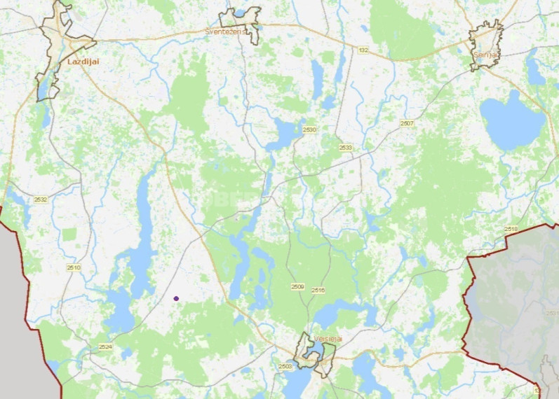 Parduodamas namas Gudelių pl., Klepočių k., Lazdijų r. sav., 69.48 m2 ploto, 1 aukštai 15