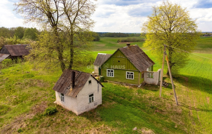 Parduodamas namas Gudelių pl., Klepočių k., Lazdijų r. sav., 69.48 m2 ploto, 1 aukštai 1