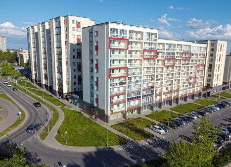 Parduodamas butas Rygos g., Justiniškės, Vilniaus m., Vilniaus m. sav., 80.50 m² ploto 3 kambariai