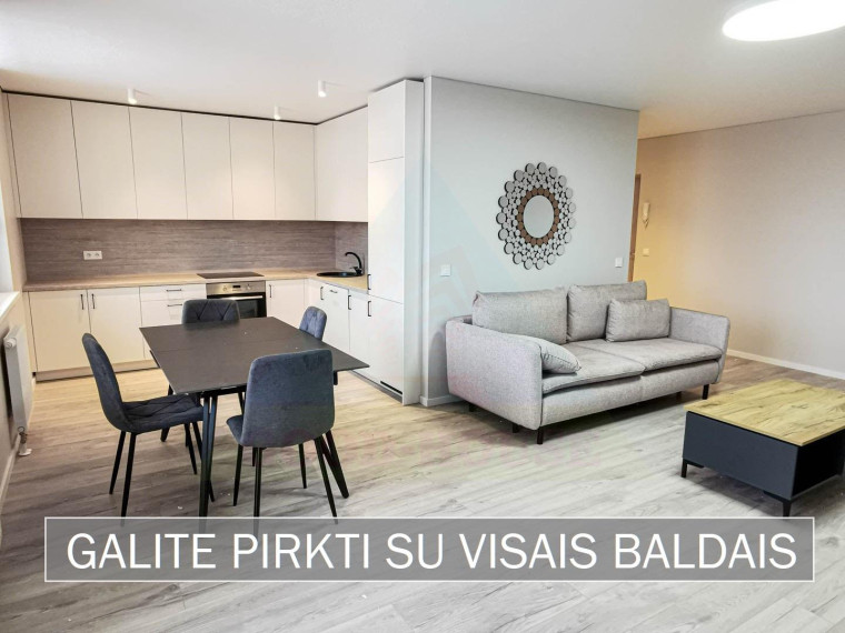 Parduodamas butas Rygos g., Justiniškės, Vilniaus m., Vilniaus m. sav., 80.50 m² ploto 3 kambariai 2