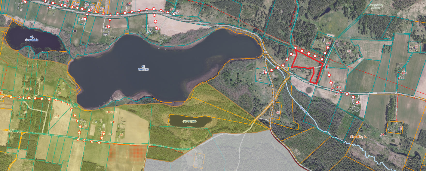 Parduodamas sklypas Gruožninkėlių k., Trakų r. sav., 126.54 a ploto 2
