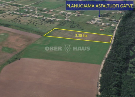 Parduodamas namų valdos paskirties sklypas Vėjų g., Gvildžių k., Klaipėdos r. sav., 338 a ploto