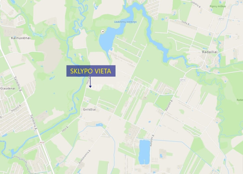Parduodamas namų valdos paskirties sklypas Vėjų g., Gvildžių k., Klaipėdos r. sav., 338 a ploto 3