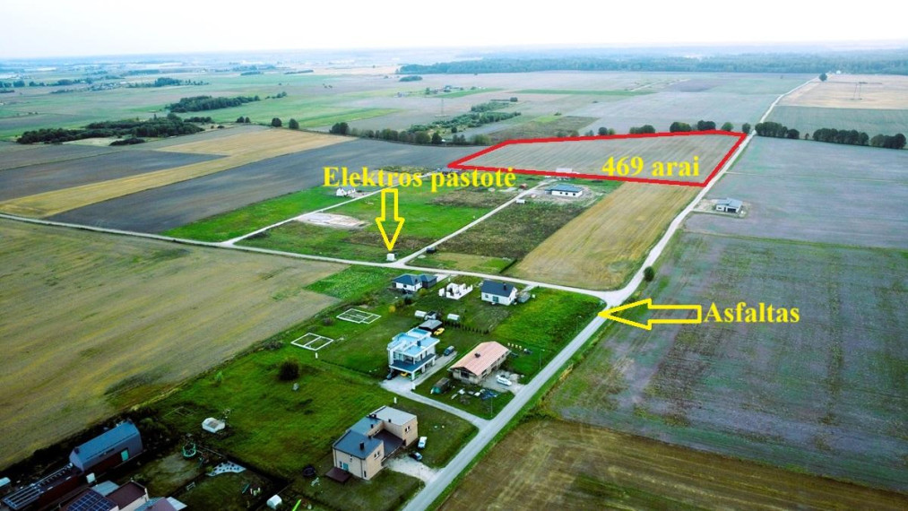 Parduodamas sklypas Žemygalos g., Varluvos k., Kauno r. sav., 469.00 a ploto 2