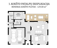 Parduodamas namas Veržuvos g., Antakalnis, Vilniaus m., Vilniaus m. sav., 208 m2 ploto, 2 aukštai 13