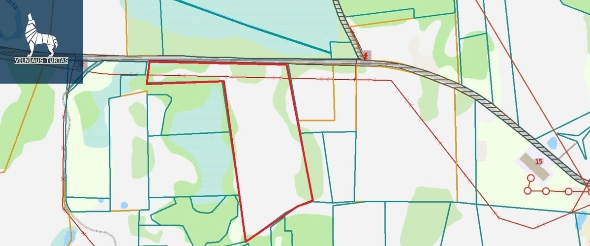 Parduodamas kitos paskirties sklypas Pociūnų k., Vilniaus r. sav., 620 a ploto 3