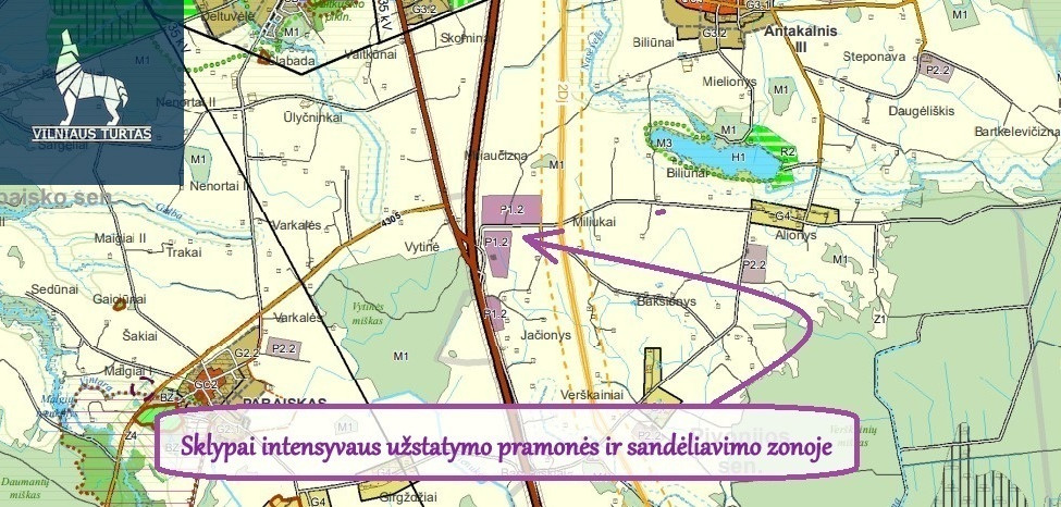 Parduodamas kitos paskirties sklypas Miliaučiznos k., Ukmergės r. sav., 1050 a ploto 2