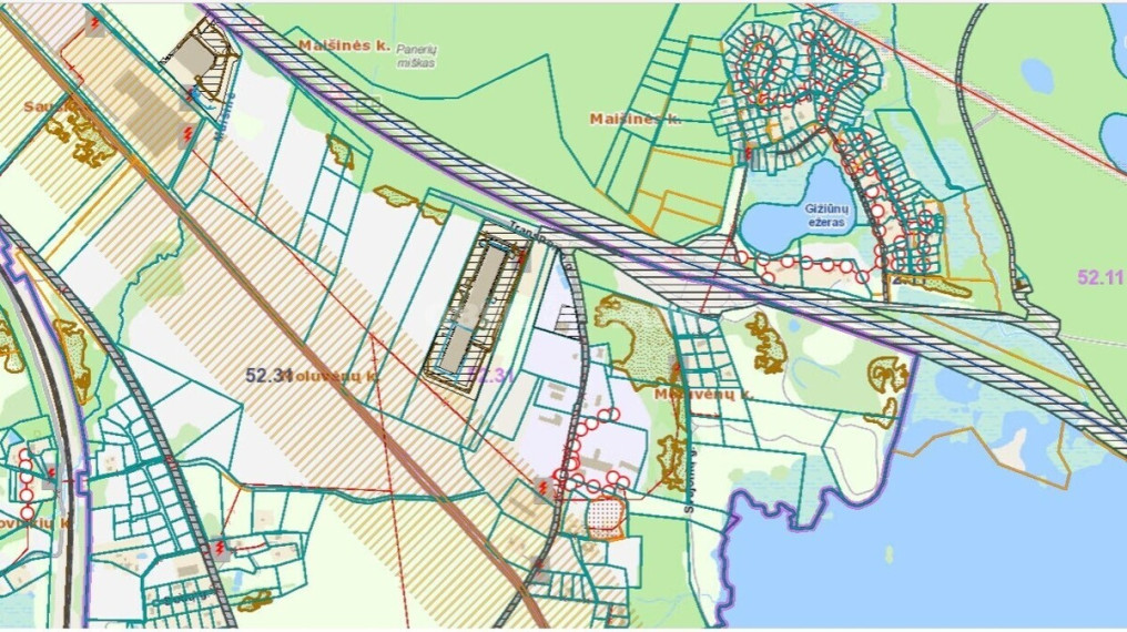 Parduodamas namų valdos paskirties sklypas Moluvėnų k., Trakų r. sav., 220 a ploto 2