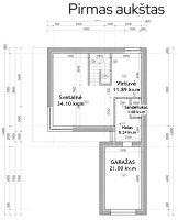 Parduodamas namas Draugystės g., Ringaudų k., Kauno r. sav., 132.51 m2 ploto, 2 aukštai 15