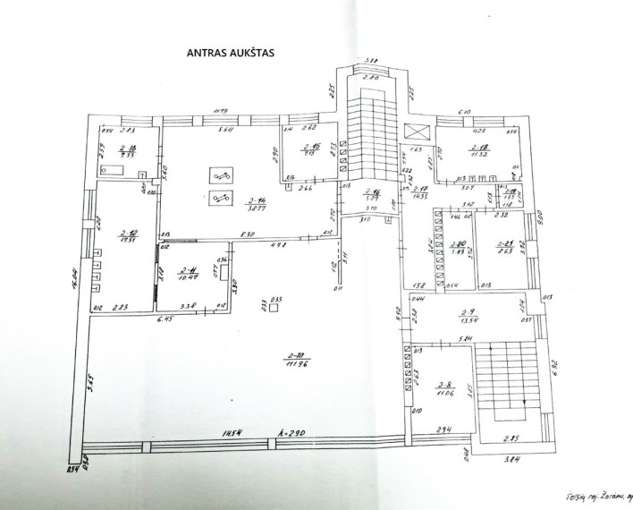 Parduodamos  patalpos Varnių g., Žarėnų mstl., Telšių r. sav., 787.61 m2 ploto 42