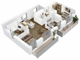 Parduodamas butas Gelvonų g., Šeškinė, Vilniaus m., Vilniaus m. sav., 93.97 m² ploto 4 kambariai 3