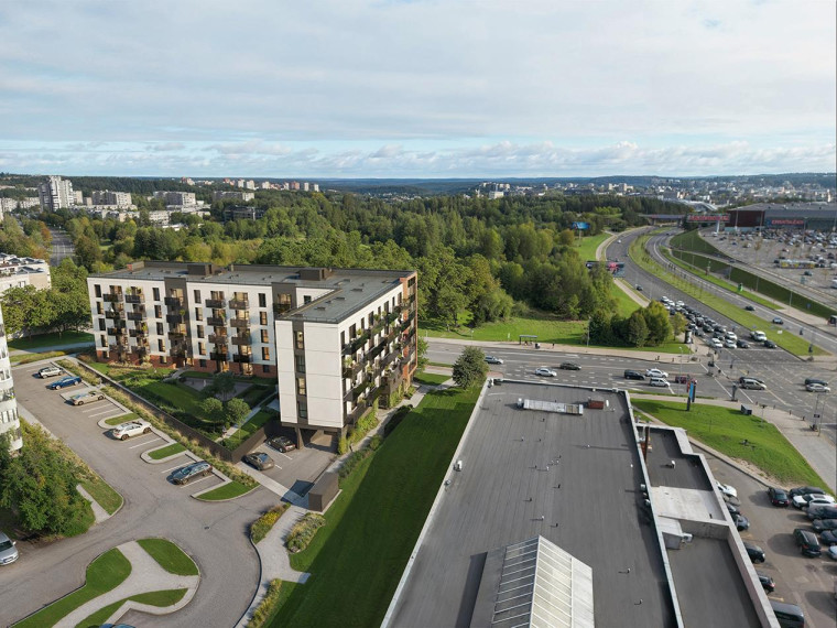 Parduodamas butas Gelvonų g., Šeškinė, Vilniaus m., Vilniaus m. sav., 93.97 m² ploto 4 kambariai 10