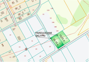 Parduodamas  sklypas Apylankos g., Užusalių k., Jonavos r. sav., 18.18 a ploto 2
