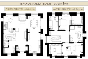 Nuomojamas namas Gervuogių g., Valakampiai, Vilniaus m., Vilniaus m. sav., 254.19 m2 ploto, 2 aukštai 33