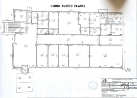 Parduodamos administracinės, gamybinės, kitos paskirties, maitinimo, sandėliavimo patalpos Alytaus g., Neveronių k., Kauno r. sav., 1242.9 m2 ploto 33