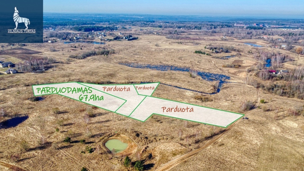 Parduodamas  sklypas Vaivadiškių k., Vilniaus r. sav., 67.9 a ploto 1