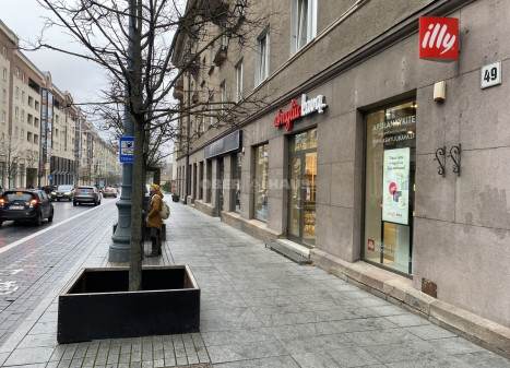 Nuomojamos maitinimo patalpos Gedimino pr., Naujamiestis, Vilniaus m., Vilniaus m. sav., 133.57 m2 ploto