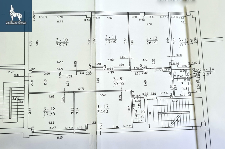 Nuomojamos administracinės, kitos paskirties, maitinimo patalpos Eišiškių pl., Naujininkai, Vilniaus m., Vilniaus m. sav., 192.76 m2 ploto 11