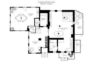 Parduodamas namas Ąžuolų g. , Pikeliškių k., Vilniaus r. sav., 195 m2 ploto, 2 aukštai 14