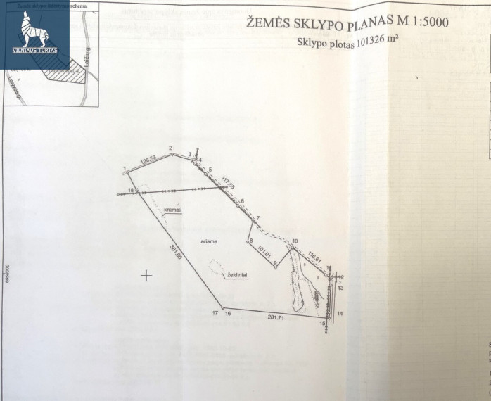 Parduodamas sklypas Daugirdiškių k., Elektrėnų sav., 1256.41 a ploto 5