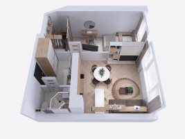 Parduodamas butas Žemaitės, Naujamiestis, Vilniaus m., Vilniaus m. sav., 38.56 m2 ploto, 2 kambariai 13