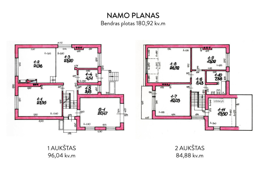 Parduodamas namas Karšuvos g., Buivydiškių k., Vilniaus r. sav., 268.37 m2 ploto, 2 aukštai 49