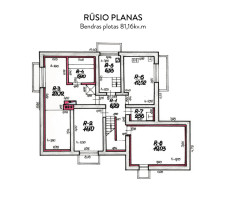 Parduodamas namas Karšuvos g., Buivydiškių k., Vilniaus r. sav., 268.37 m2 ploto, 2 aukštai 50