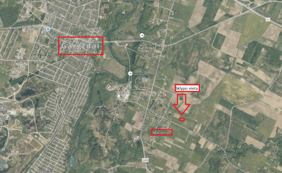 Parduodamas sklypas Skinijos g., Maciuičių k., Klaipėdos r. sav., 12 a ploto 4