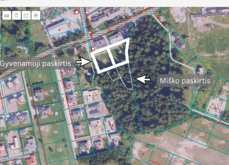 Parduodamas  sklypas Perkūno g., Avižienių k., Vilniaus r. sav., 23.21 a ploto