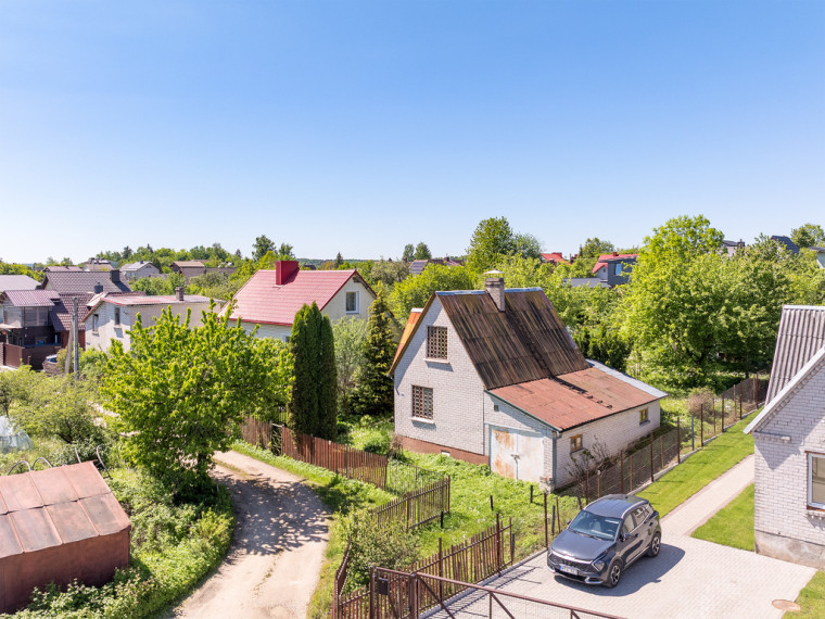 Parduodamas 7.67 a ploto sklypas su sodo namu Ateities Sodų 3-oji g., Naujojoje Vilnioje 3