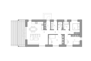 Parduodamas namas Trakų m., Trakų r. sav., 93 m2 ploto, 1 aukštai 17