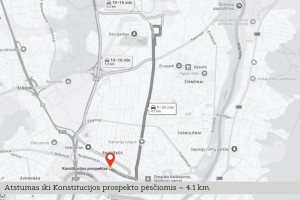 Parduodamas butas Pulko g., Žirmūnai, Vilniaus m., Vilniaus m. sav., 38.05 m2 ploto, 2 kambariai 12