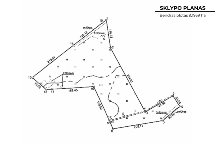 Parduodamas sklypas Maidonių k., Trakų r. sav., 919.59 a ploto 3