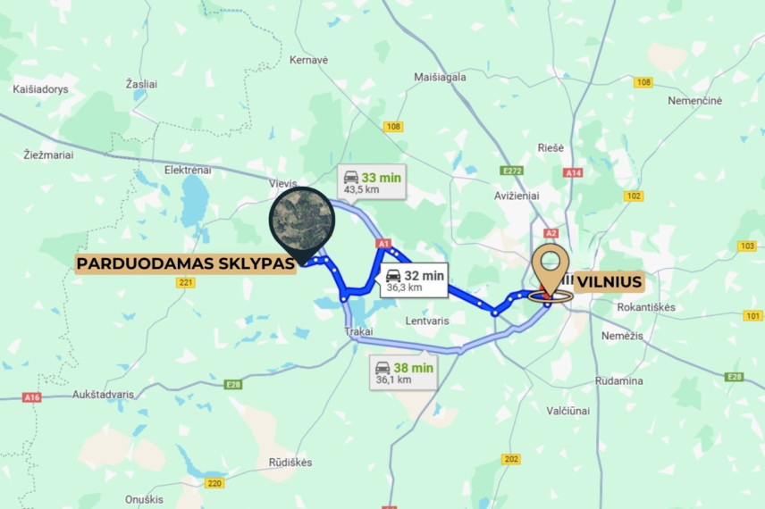 Parduodamas  sklypas Maidonių k., Trakų r. sav., 919.59 a ploto 20