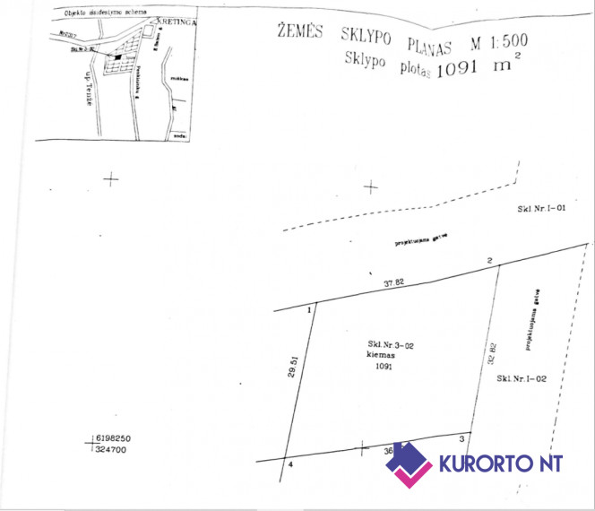 Parduodamas sklypas Saulėlydžio g., Kretingos m., Kretingos r. sav., 11 a ploto 6