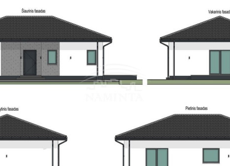 Parduodamas namas Trušelių k., Klaipėdos r. sav., 90 m2 ploto, 1 aukštai