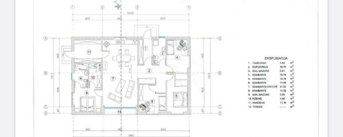Parduodamas namas Klemiškės II k., Klaipėdos r. sav., 140 m2 ploto, 1 aukštai 1