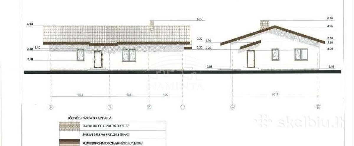 Parduodamas namas Klemiškės II k., Klaipėdos r. sav., 140 m2 ploto, 1 aukštai 2