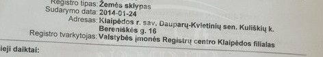Parduodamas  sklypas Kuliškių k., Klaipėdos r. sav., 94 a ploto 8