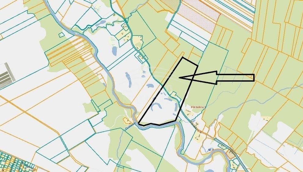 Parduodamas  sklypas Baublių k., Kretingos r. sav., 1558 a ploto 12
