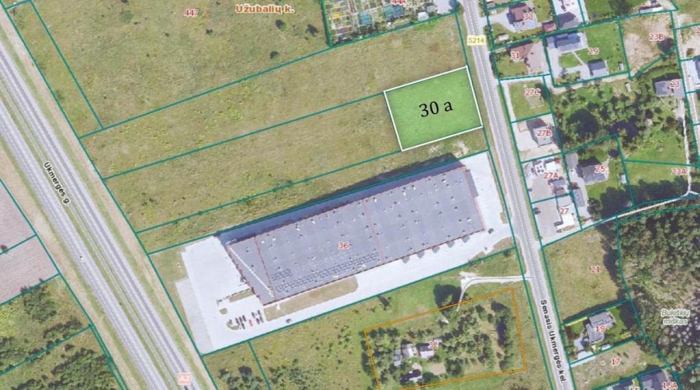 Nuomojamas sklypas Užubalių k., Vilniaus r. sav., 30 a ploto 5